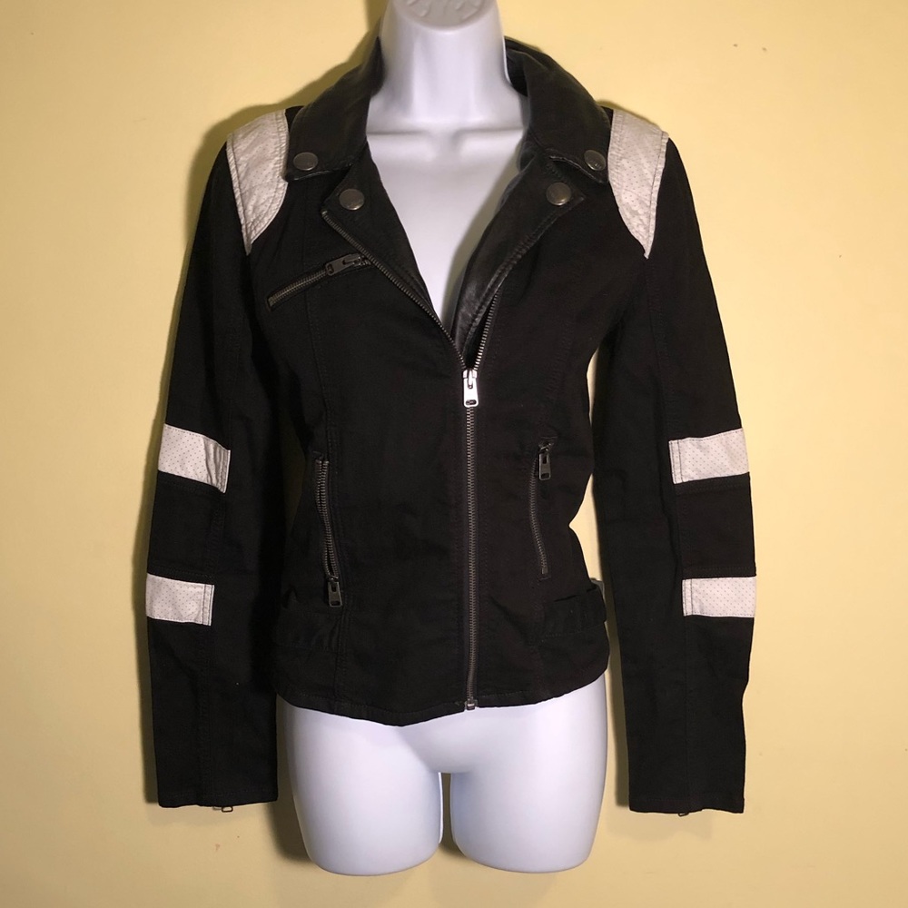 Express Moto Jacket Size Medium - image 2